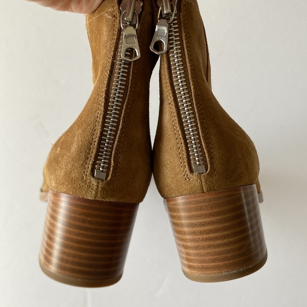 Rag & Bone Wesley Hazel brown suede ankle boots women’s 38.5 EUC - Picture 3 of 8